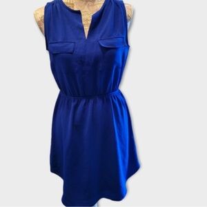 Monteau Los Angeles Mini Blue Dress